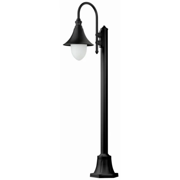 Lcd Lengerich Poste de jardin Negro, 1 luz