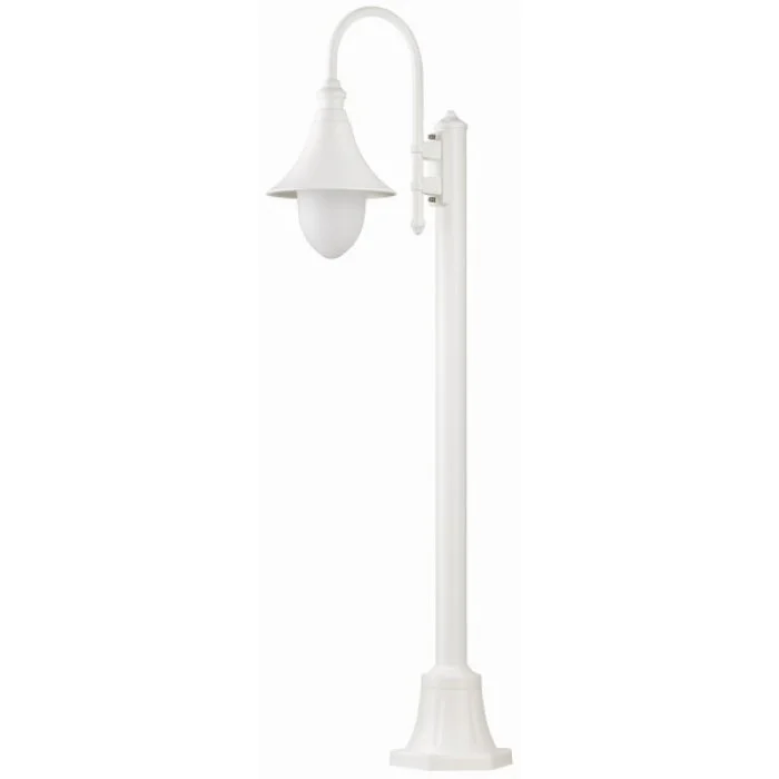 Lcd Lengerich Poste de jardin Blanca, 1 luz