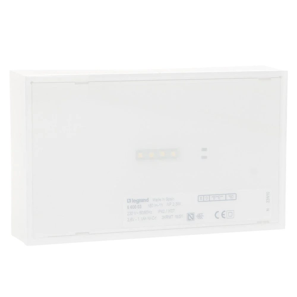 LEGRAND-Luminaria de Emergencia Ura Next - 200 Lúmenes - 1H - No Permanente [SON-660004]