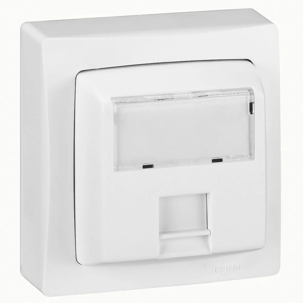 LEGRAND-Toma Cat.6 Ftp 9 Contactos Equipo en Superficie Completo - Blanco [SON-086047