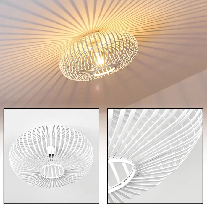 Lepa Lámpara de Techo Blanca, 1 luz