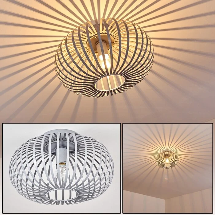 Lepa Lámpara de Techo Gris, 1 luz