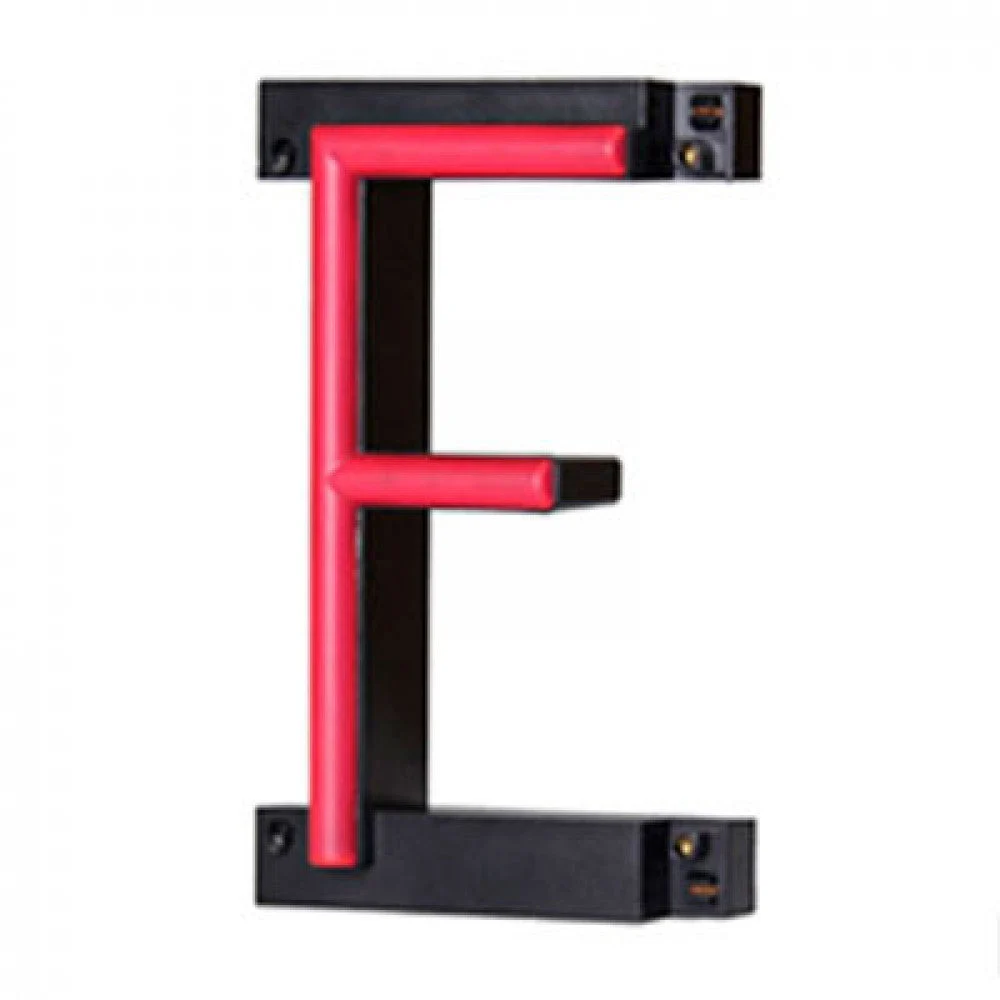 Letra LED Neon F Ancho 84Mm Alto 161Mm Fondo 38Mm - -