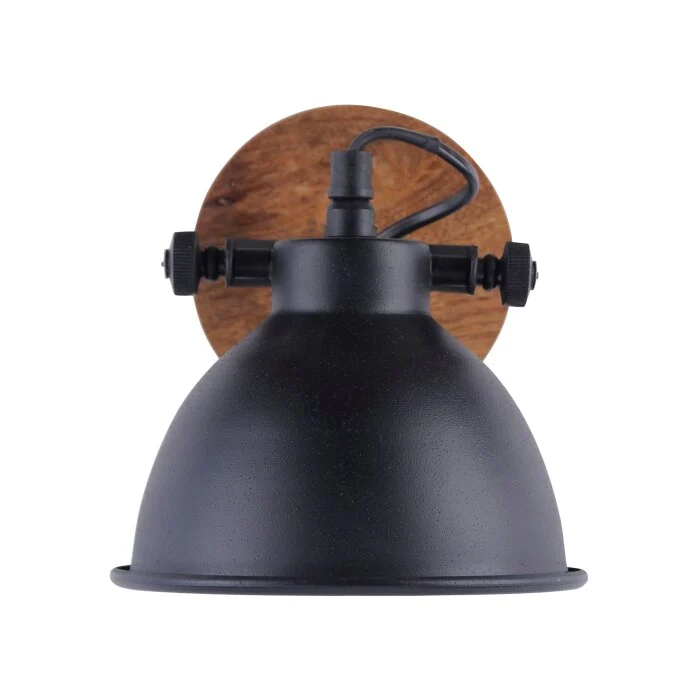 Leuchten Direkt Aplique Negro, 1 luz