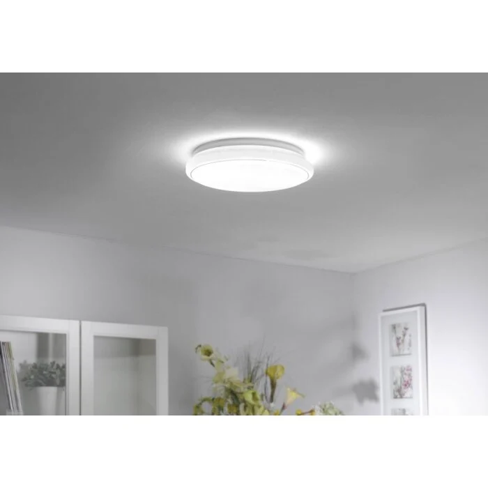 Leuchten-Direkt JUPITER Lámpara de techo LED Blanca, 1 luz