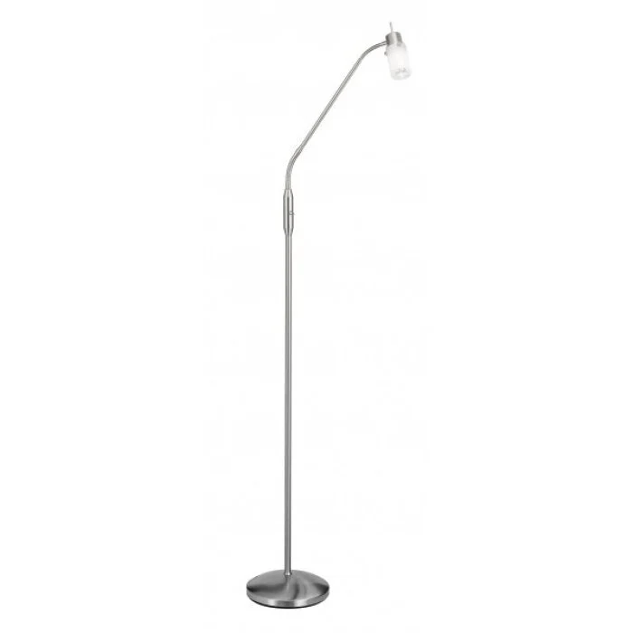 Leuchten-Direkt MAX LED Lámpara de pie Acero inoxidable, 1 luz