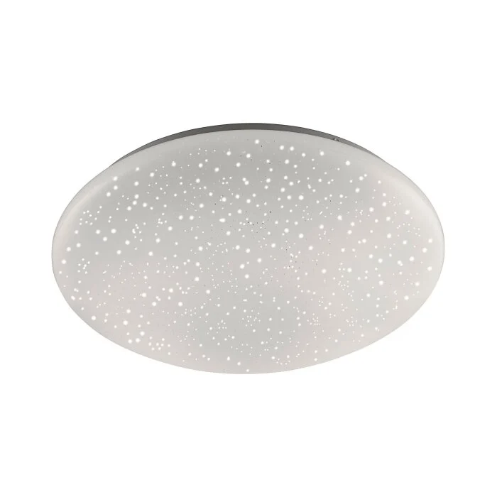 Leuchten Direkt Skyler Lámpara de Techo LED Blanca, 1 luz, Mando a distancia, Cambia de color