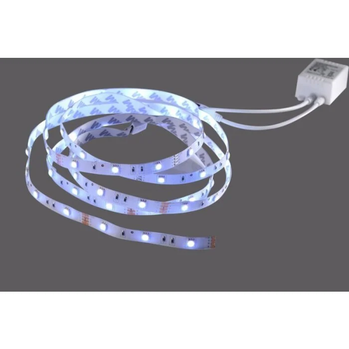 Leuchten-Direkt TEANIA Tira LED Transparente, claro, 1 luz, Mando a distancia, Cambia de color