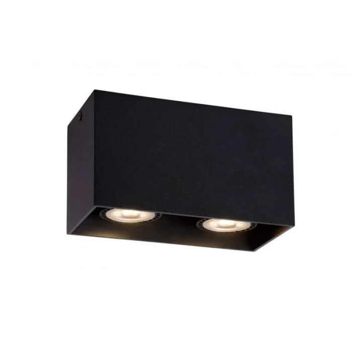 Lucide BODI Lámpara de techo Negro, 2 luces
