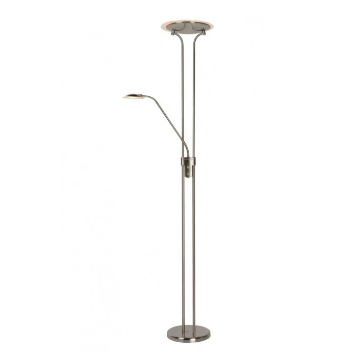 Lucide CHAMPION Lámpara de pie LED Cromo, 2 luces