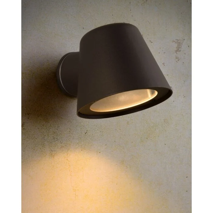 Lucide DINGO-LED Aplique Antracita, 1 luz