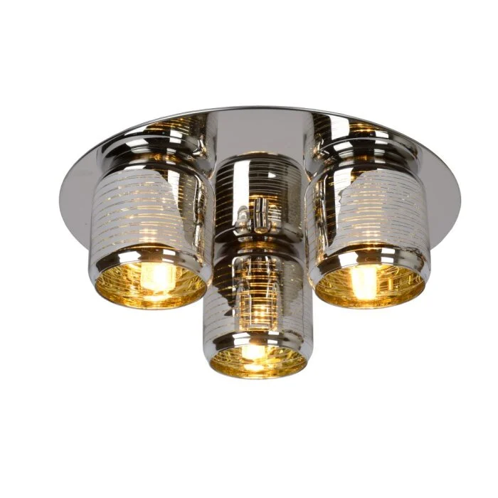 Lucide ERYN Lámpara de Techo Cromo, 3 luces