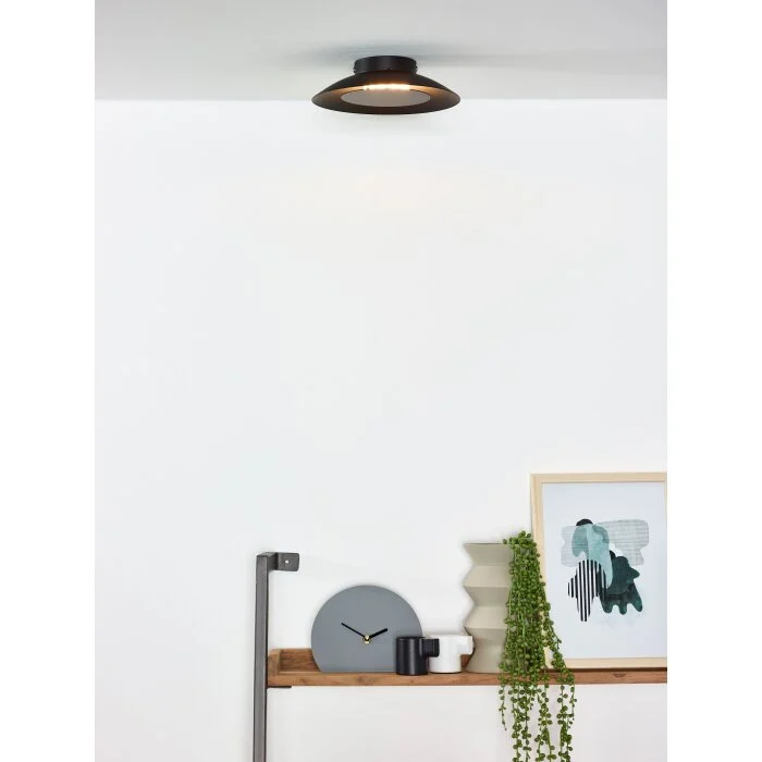 Lucide FOSKAL Lámpara de Techo LED Negro