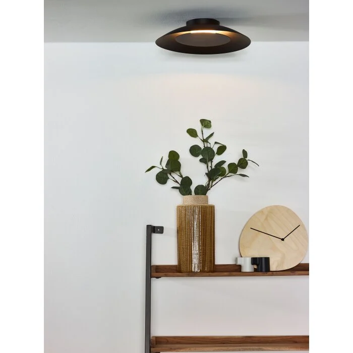 Lucide FOSKAL Lámpara de Techo LED Negro, 1 luz