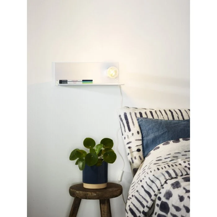 Lucide SEBO Aplique Blanca, 1 luz