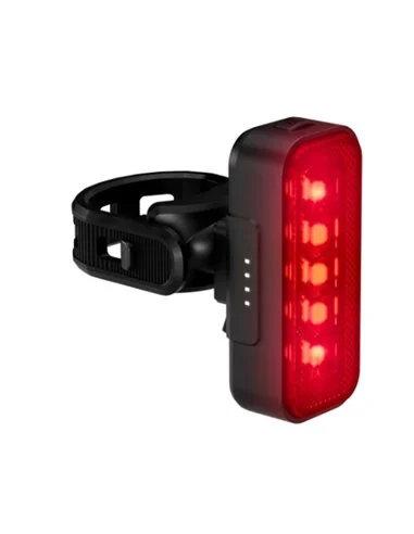 Luz trasera para bicicleta LEDsBIKE COMPACT REAR con luz de freno, automático y USB-C, StVZO, IP54