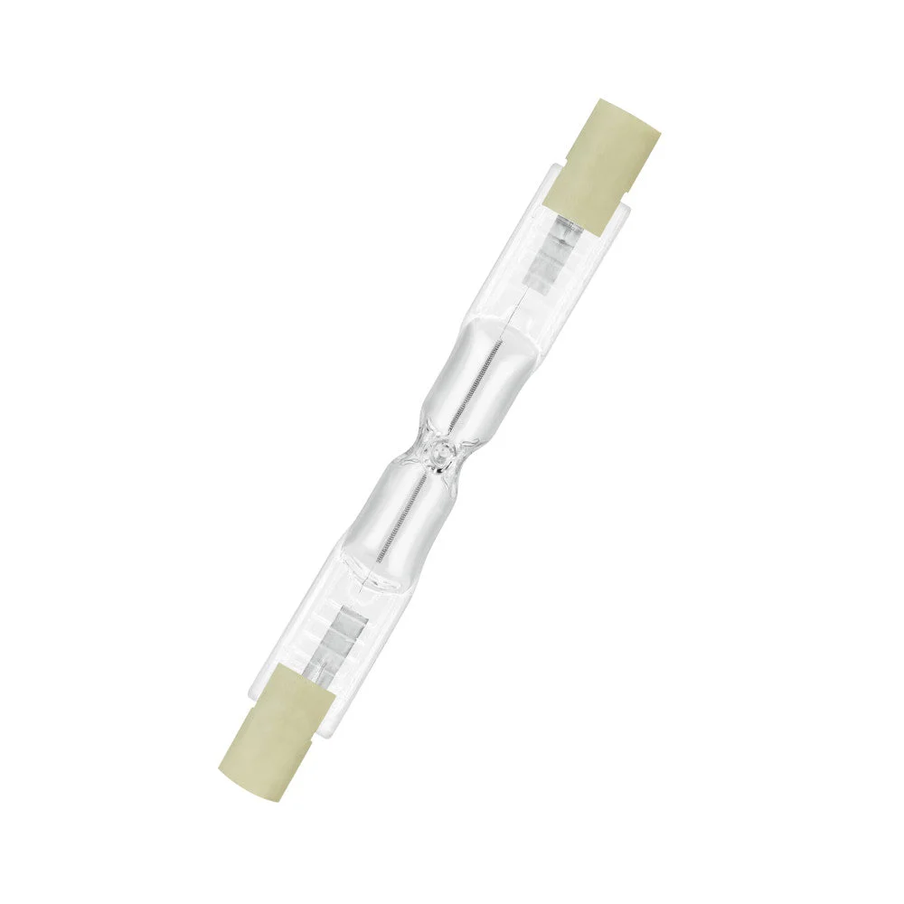 Lámpara halógena Ledvance/Osram R7s de conexión directa a la red eléctrica, 48 W, 700 lm, 2800 K, regulable.