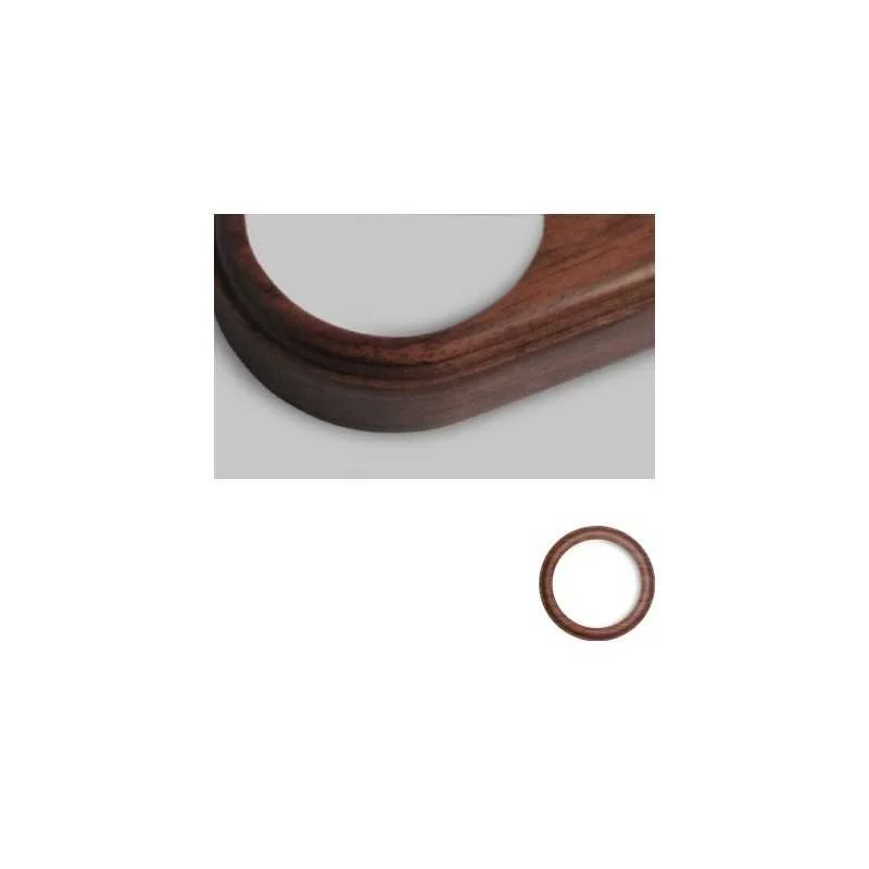 Marco individual madera oscura redondo modular