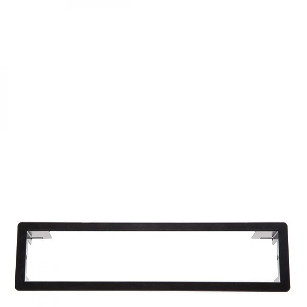 Marco Power Frame Bachmann 4 Espacios con Estructura Integrada Negro Similar Ral9005
