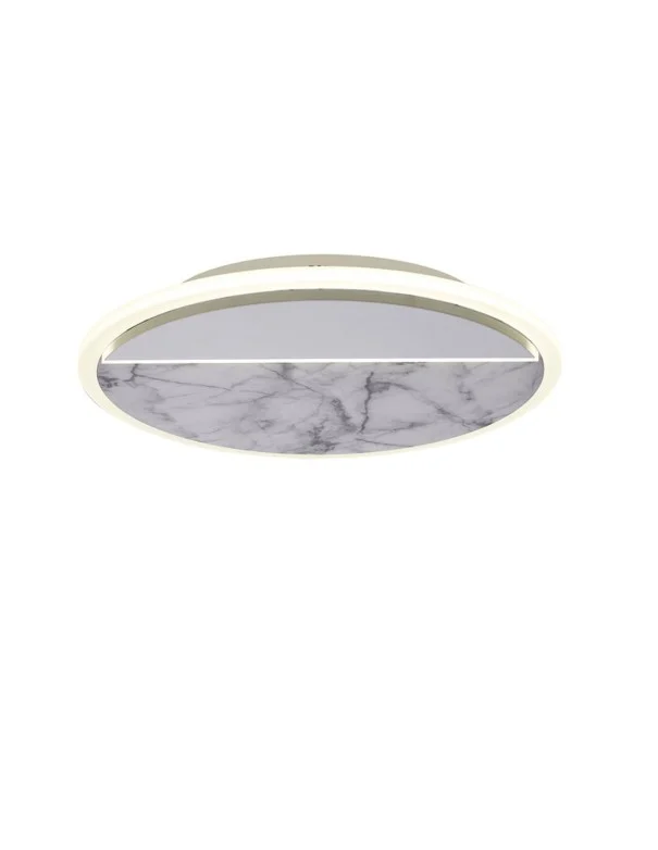 Mármol Aplique/Plafón Blanco Mantra