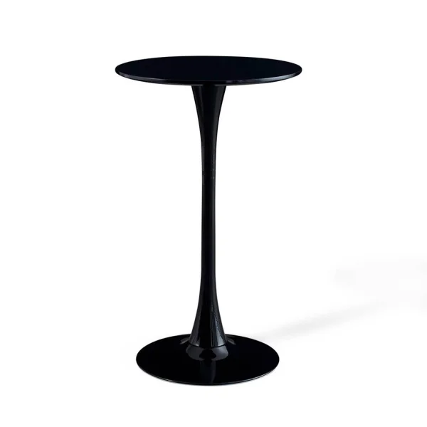 MESA ALTA SAN ANTONI Ø60 CM NEGRA