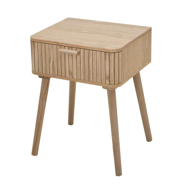 MESITA 1 CAJÓN RAYAS NATURAL ROYCE