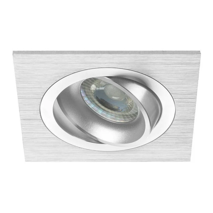 Noxion Empotrado Spot Boxi MR16 Ajustable Aluminium | Recorte 80mm - GU10 Casquillo