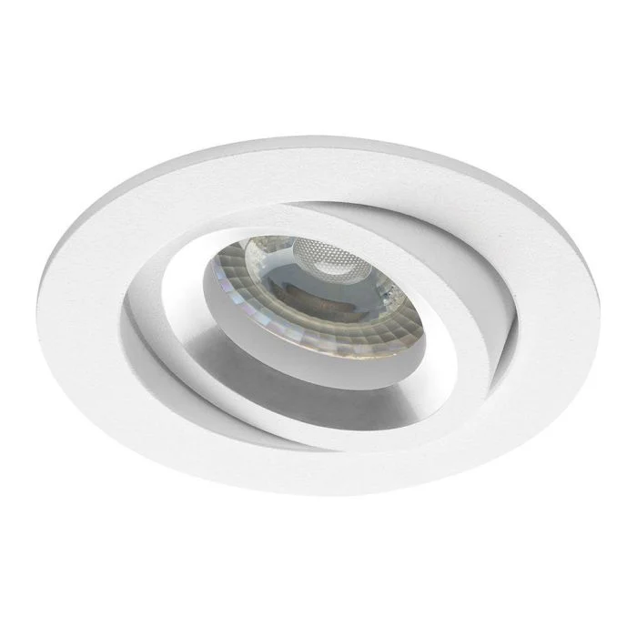 Noxion Empotrado Spot Drome MR16 Ajustable Blanco | Recorte 69mm - GU10 Casquillo