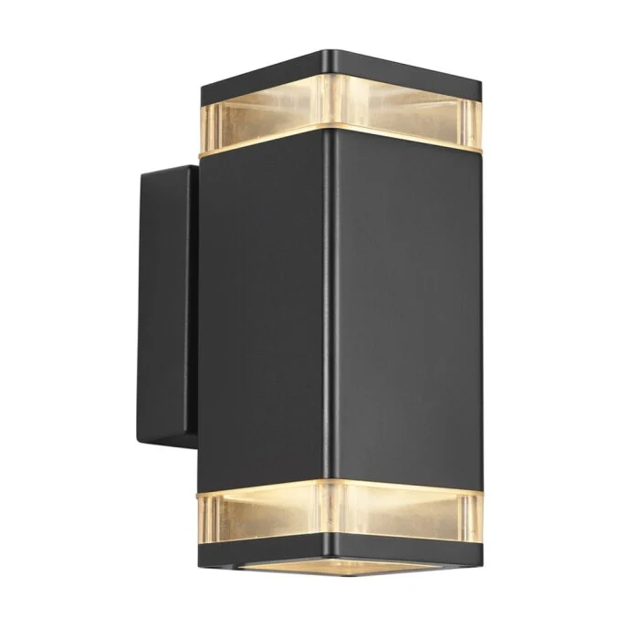 Nordlux ELM Aplique Negro, 2 luces