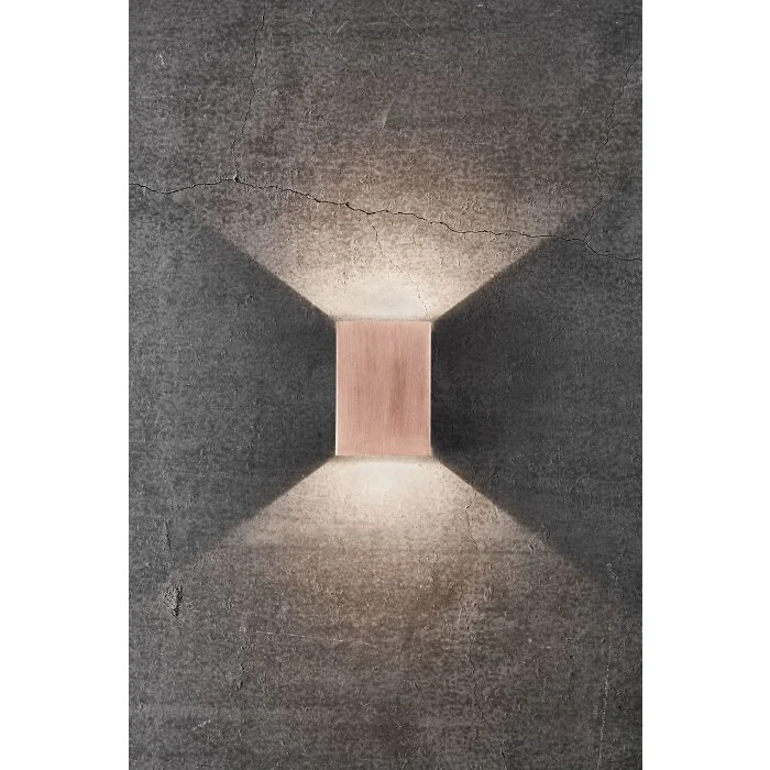 Nordlux FOLD Aplique para exterior LED Cobre, 2 luces