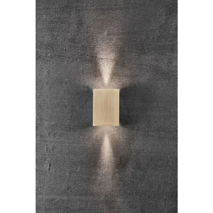 Nordlux FOLD Aplique para exterior LED Latón, 2 luces