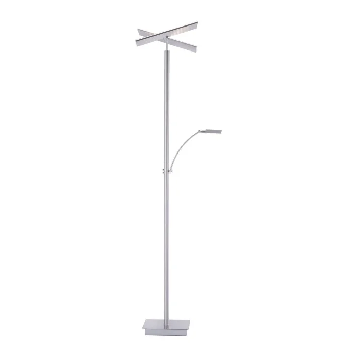 Paul Neuhaus ARTUR Lámpara de Pie LED Acero inoxidable, 2 luces