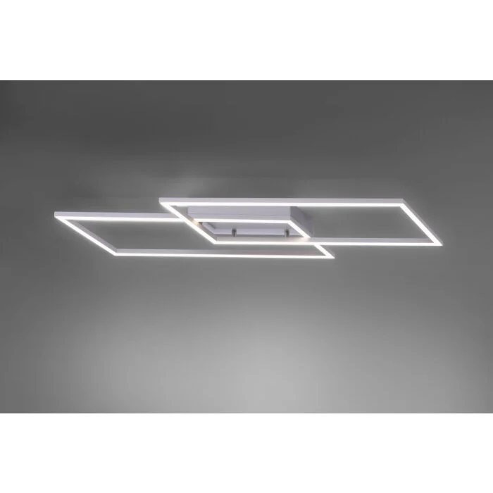 Paul Neuhaus INIGO Lámpara de Techo LED Color acero inoxidable, 2 luces