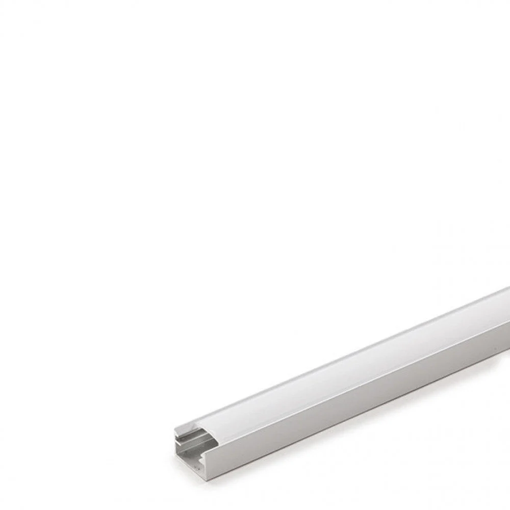 Perfíl Aluminio para Tira LED Difusor Opal 1M WR-1409 x 1M