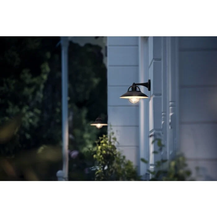 Philips Cormorant Aplique para exterior Negro, 1 luz