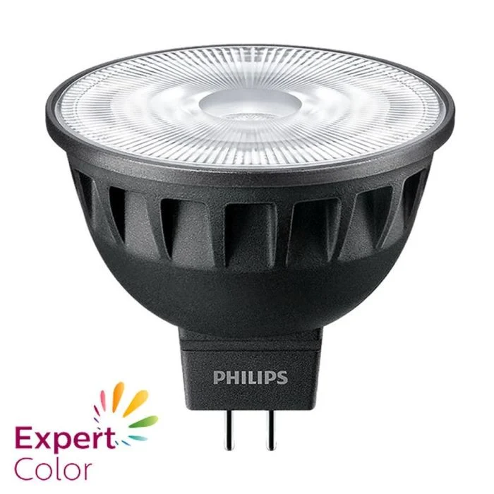 Philips LED Foco ExpertColor GU5.3 MR16 6.5W 940 36D (MASTER) | Blanco Frio - Mejor reproducción de color - Regulable - Reemplazo 35W