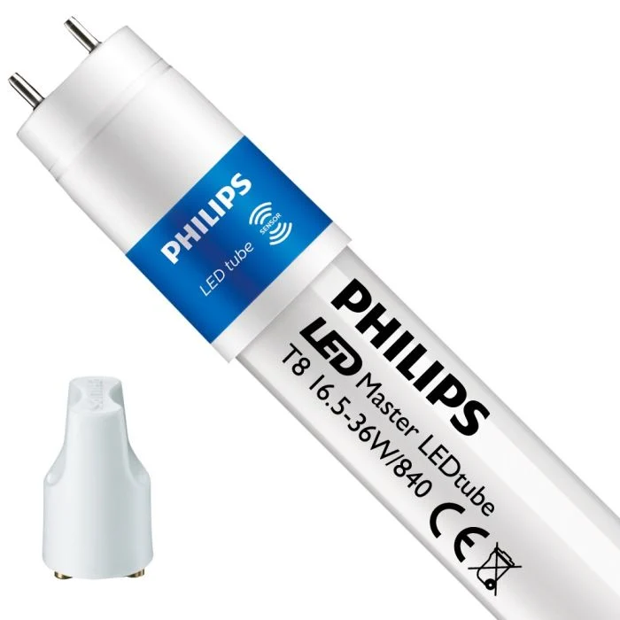 Philips Tubo LED T8 MASTER (EM/Mains) High Output 16.5W 2100lm - 840 Blanco Frio | 120cm - Sensor - Reemplazo 36W