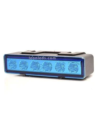 Piloto Estroboscópico LED Luz Azul Tulipa Azul
