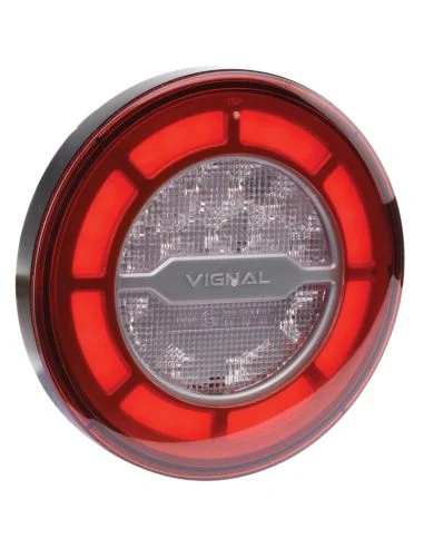 Piloto Trasero LED Vignal LCR19 – 24V – Freno, Intermitente y Posición Glowing – IP69K – OEM Schmitz, Ferruz y Leciñena