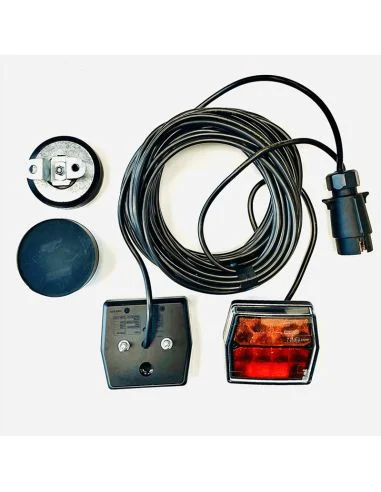 Pilotos Traseros LED magneticos con luz de matricula 7,5 metros de cable FT-222 T