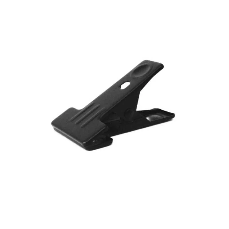 Pinza de fuerza color negro para sujetar flexo o lámpara