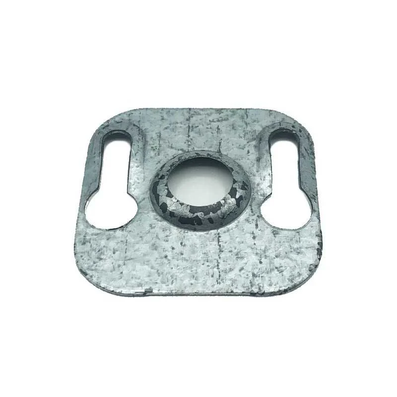 Placa de metal con aberturas de sujeción 40mm de arista