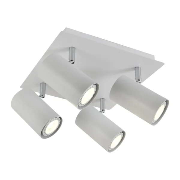 PLAFÓN 4 LUCES BLANCO GU10 ADARA