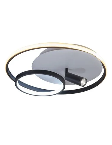 Plafón de techo Garona - AJP – Lámpara minimalista LED regulable