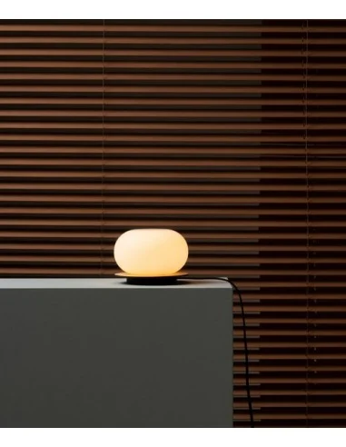 Lámpara de mesa Knock - Milán - Lámpara decorativa ovalada en vidrio soplado
