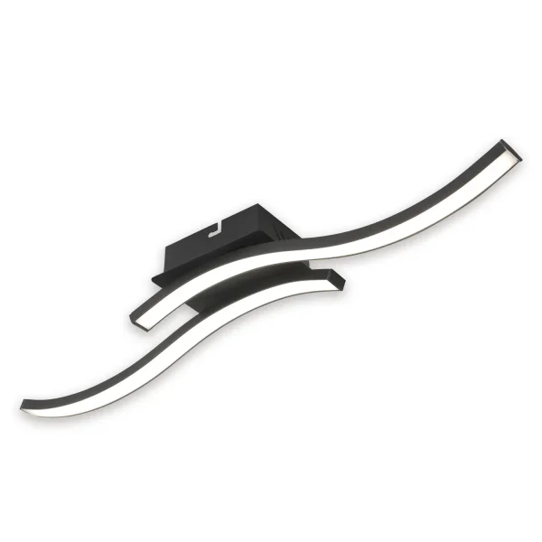 PLAFÓN DE TECHO LED 14 W 4000K NEGRO EVANDER