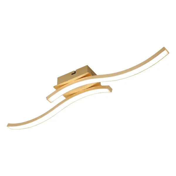 PLAFÓN DE TECHO LED 14 W 4000K PAN DE ORO EVANDER