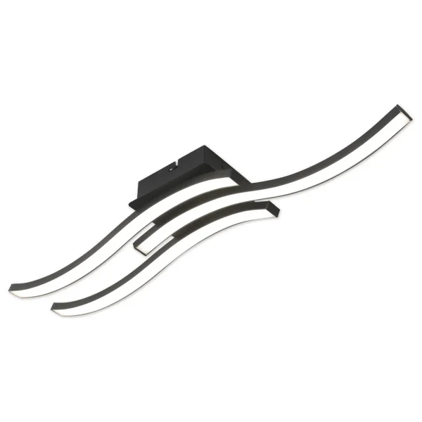 PLAFÓN DE TECHO LED 20 W 4000K NEGRO EVANDER