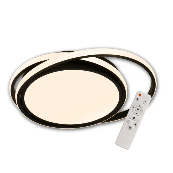 PLAFÓN DE TECHO LED 34 W REGULABLE NEGRO OFELIA