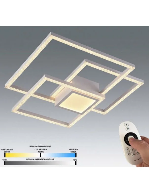 Plafón Led con Mando a Distancia y Dimmer